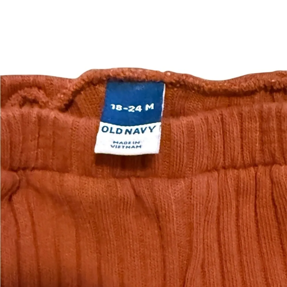 Old Navy Rust Ribbed Knit Ensemble